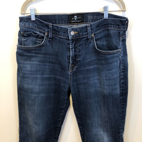 7FAM Men’s The Straight Jeans Size 34, Inseam 30 - Picture 4 of 8